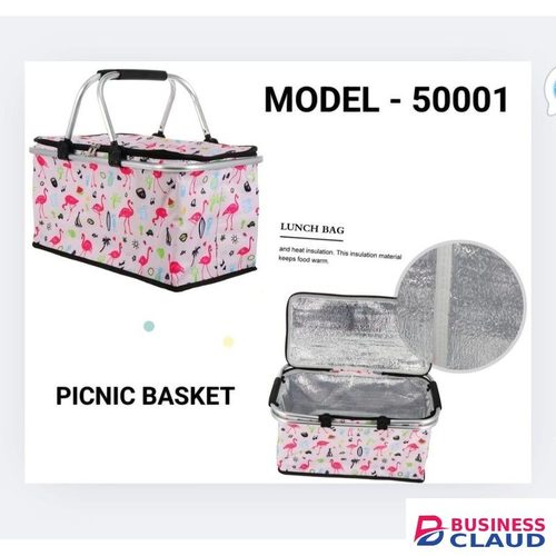Large capacity insulated lunch bag, picnic bag, cooler bag