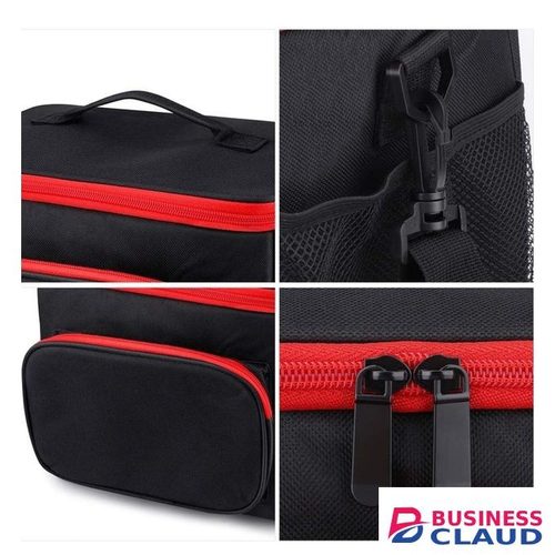 PORTABLE INSULATED LUNCH BAG - BLACK COLOR