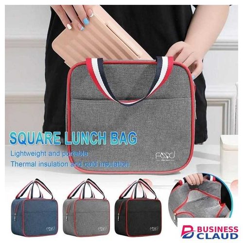 6L Insulated Square Lunch Bag – Leakproof Thermal Tote