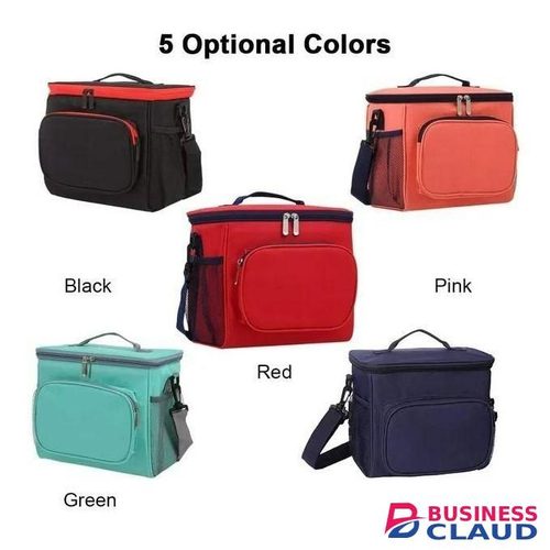 Insulated Lunch Box Bag With Shoulder Strap Leakproof Cooler Bag Tote For Adult Men Women Kid, Work, Travel, School, Picnic