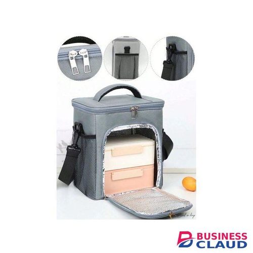 Premium 2 compartment Insulated Lunch Bag with Large Capacity / Multi-functional Crossbody Cooler bag for Office, Work, Camping, and Picnic