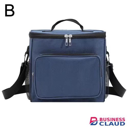 Single Layer Large Insulated Lunch Bag – With Side Compartments