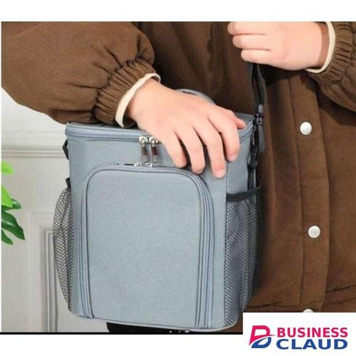 2layer Expandable Leakproof Insulated Lunch Bag for Work, Travel & Picnic
