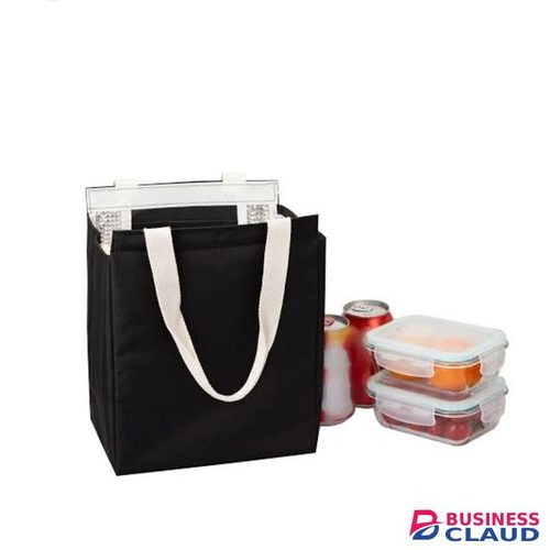 Reusable Insulated Thermal Lunch Bag / Picnic Lunch Bag - Black