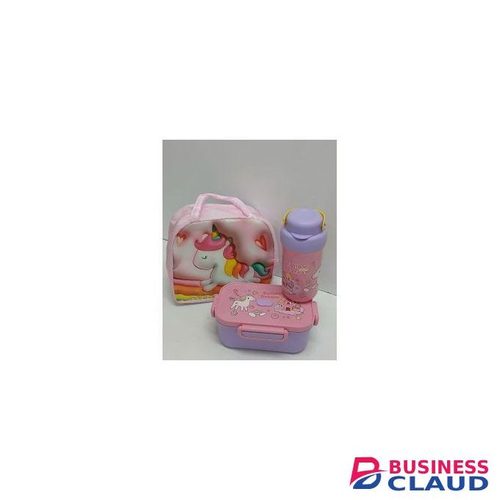 Decorative kids set with insulated bag