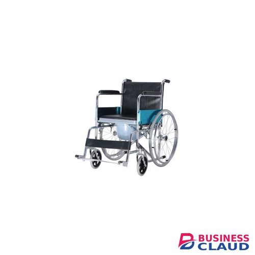 ACC Standard Commode Wheelchair – Comfortable, Foldable Wheelchair with Built-In Toilet Function