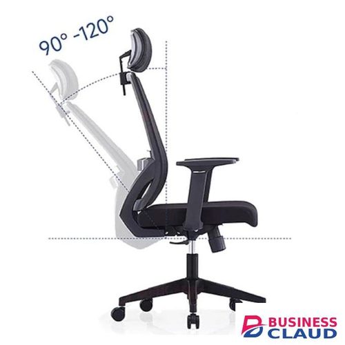 Barksdale Black Office Desk Chair Rolling Chair Mesh Back Swivel Adjustable Height Lumbar Support with Armrest Meeting Room