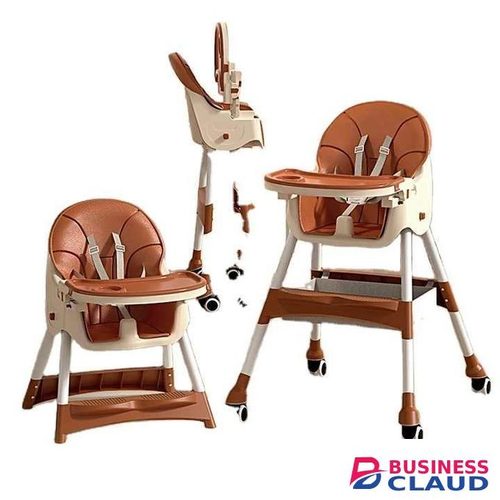 Multifunctional 3-in-1 Baby Feeding Chair/High Chair with Wheels