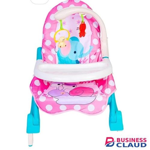 Multifunctional Baby Rocker-Baby Swings- Rocking Chair With Dining Table (Pink)