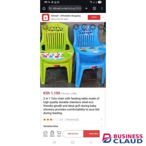 2 in 1 Toto chair with feeding table