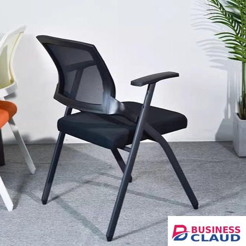Foldable Chairs Conference Room Chair Company Office Chairs Training Room Chair Black Back Chairs Reception Room Chairs