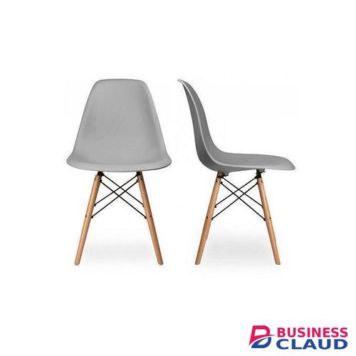 Eames Outdoor Chair Grey, Heavy-Duty, Modern Design, Suitable for Home & Office