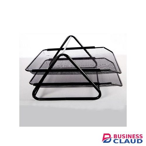 2Tiers Desktop Document Paper Letter File Sliding Tray Desk Organiser 2 Tiers