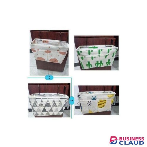 Over the cabinet door multipurpose canvas organizer