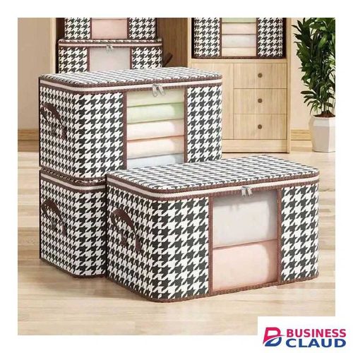 Home Clothes Storage Box Foldable Wardrobe Quilt Organizer Box Moving Small Object Artifact Daily Necessities Storage Bag