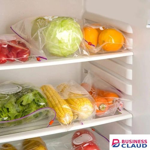 Food Ziplock Bag Reusable Fresh Zipper Bags - Durable, Vacuum Sealed & Versatile Storage Solution