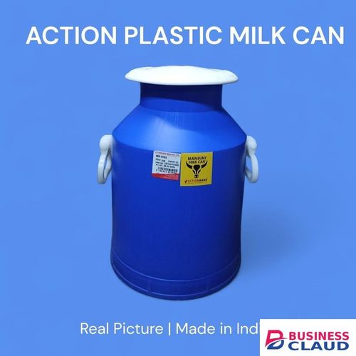 Action Plastic Milk Can – 10 Litres dependable and hygienic solution for storing and transporting milk and other liquids. ideal for dairy farmers, milk vendors, collection centers, and household use. tight-fitting lid helps prevent spills & contamination