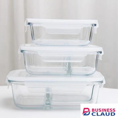 3 Set Glass Fridge Storage Organiser