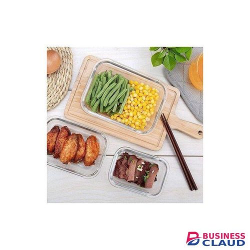 Glass Meal Prep Containers 3-Pack Borosilicate Glass Lunch Box Food Storage Containers With Lids, Airtight Leak Proof Great, Freezer To Oven Safe