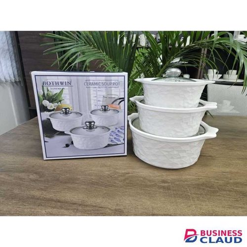 Aicok Ceramic Casserole serving dishes with glass