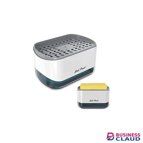Liquid Soap Dispenser For Bathroom And Kitchen Soap Pump & Sponge Caddy