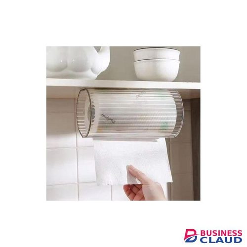 Wall-mounted Bathroom Tissue Box Transparent Kitchen Paper Storage Case Punch-free Toilet Napkins Holder Organizer Case
