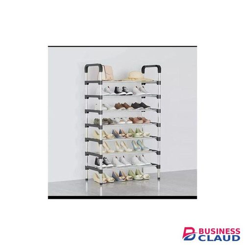 Portable Shoe Rack 21 Pairs 7 Layers -black - Recommended