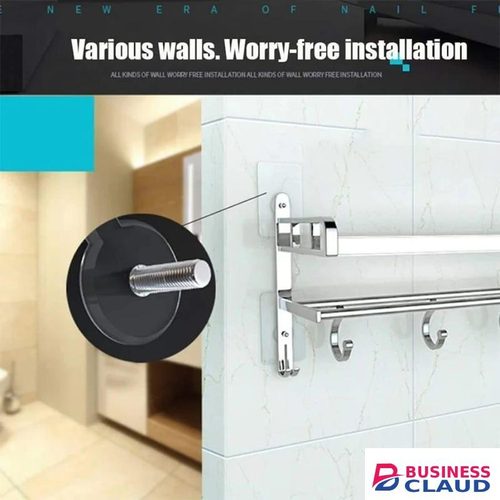 10pcs nail free Transparent Wall Sticker Hooks