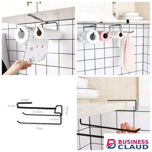 Under Shelf Kitchen Paper Towel Holder Tissue Holder