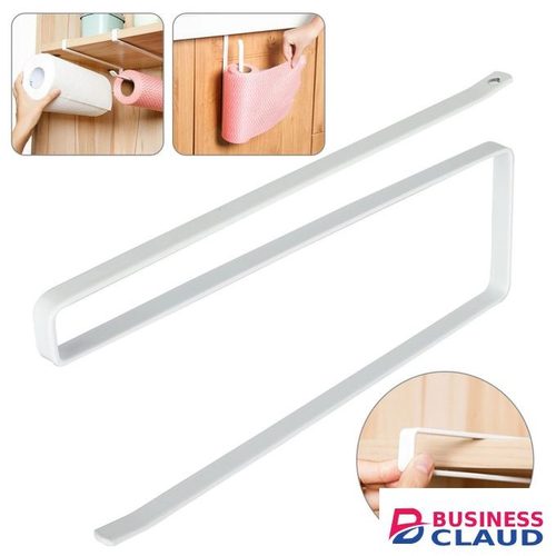 Under Shelf Double Kitchen Paper Towel Holder Tissue Holder