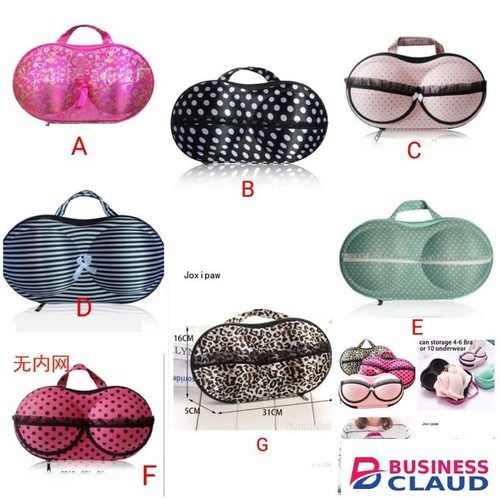 Multi-Functional Travel Organizer Cosmetic Bag Luggage Storage Case Bra Underwear Pouch