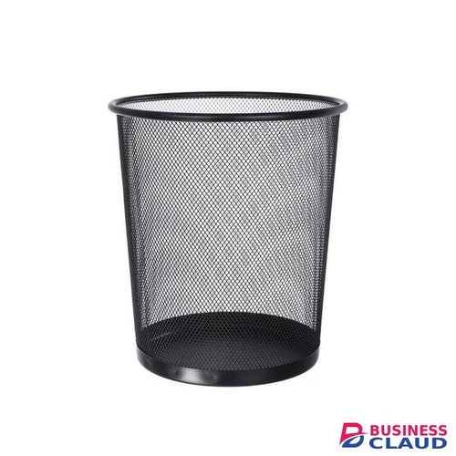 Durable metal wire dustbin,Black Mesh Metal Dustbin - 8 Litre Office & Home Waste Bin - Open Top Round Rubbish Bin,Mesh Waste Bin