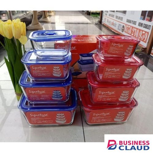 Borosillicate High Quality Glass Storage Bowls with Lid