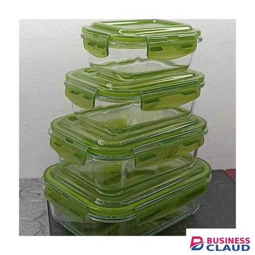 Signature 4PCS Borosilicate Glass Food Storage Containers