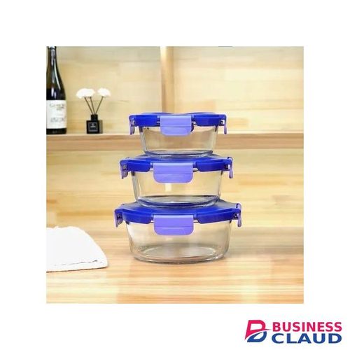 Luminarc 1L Round Putina Pure Box Glass Container -
