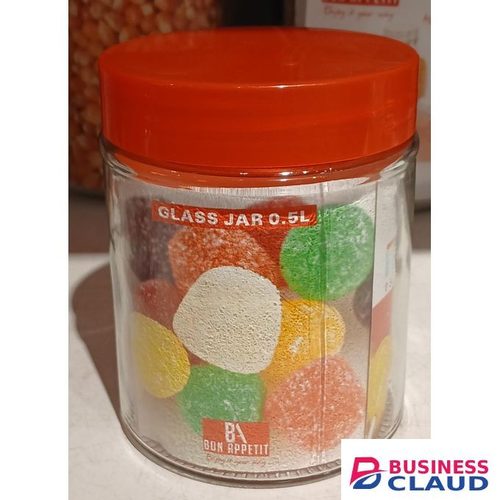 Glass Jars With Screw Lid 500ml