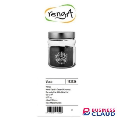 Renga 900ml Voca Heavy Glass Food Storage Jars-