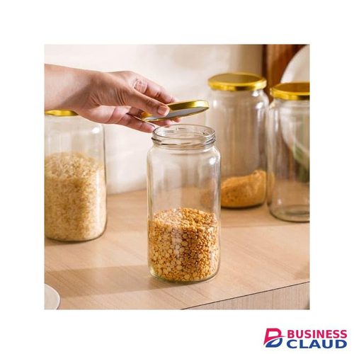 Bon Appetit 6pcs Glass jar with Metal Cap 1L