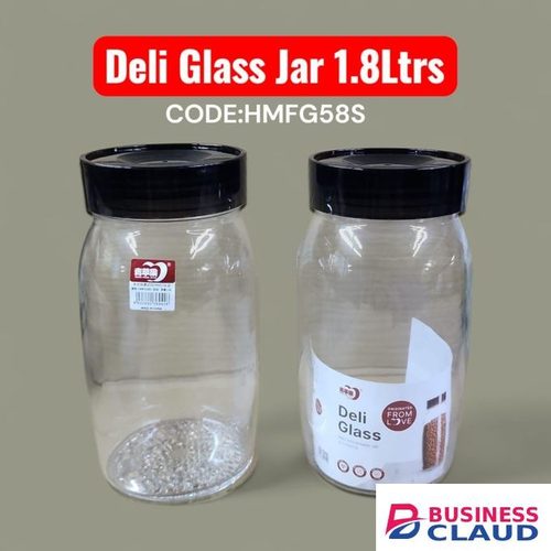 elegant Deli Glass Jar 1800ml 1pc