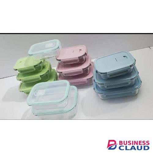 3Pc Glass Lunch Boxes +FREE Insulated Lunch Bag