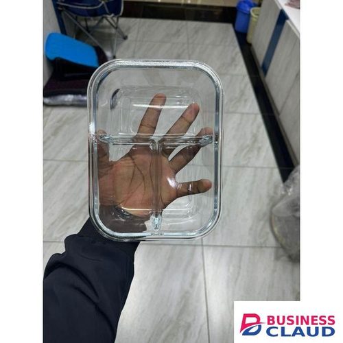 3-Grid Microwave(Safe Partioned Glass) Lunch Box