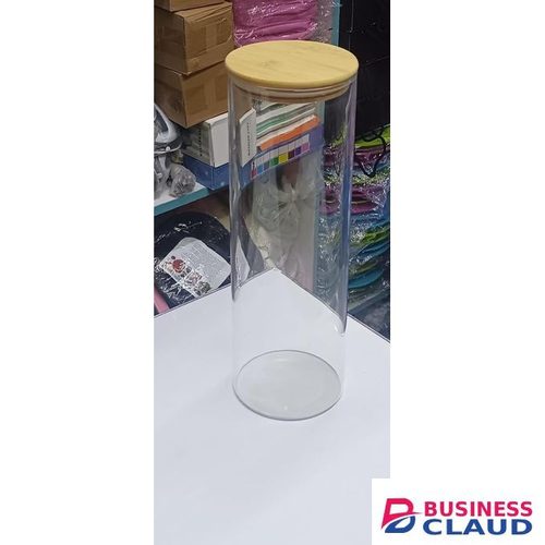 Glass Food Storage Jars with Bamboo Lids