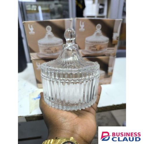 Classy Glass Sugar Dish – Transparent Kitchen Table Accessory for Sugar Storage