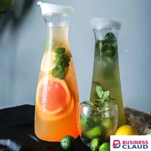 Acrylic Clear Fridge Bottle 1L