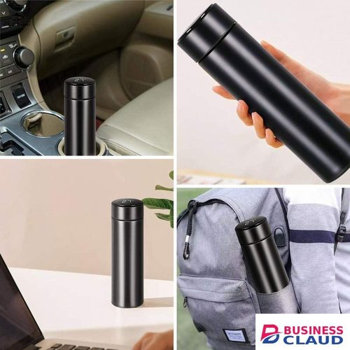 500ml Smart LED Temperature Display Thermos – 304 Stainless Steel Vacuum Insulated Water Bottle – Intelligent Touch Screen Digital Cup – 12-Hour Hot & Cold Thermal Flask for Office, Gym & Travel