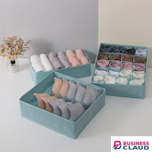 3Pcs/Set Underwear, Bra, Socks & Towels Storage Boxes