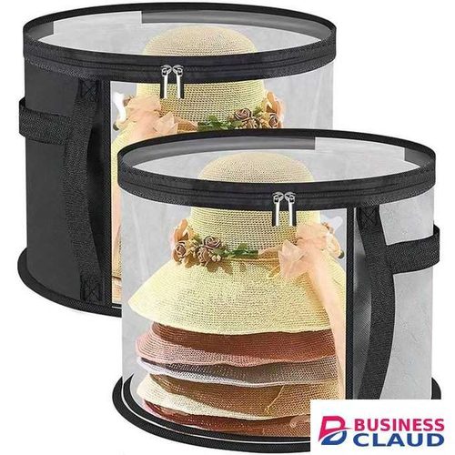 Hat Storage Box Non-woven Clear Storage Bucket