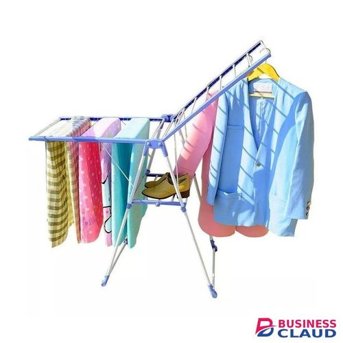 Clothes Drying Stand Laundry - Heavy Duty Clothes Rack - Folding Clothes Dryer - Rust Proof, Iron Wire & Frame - Metal Drying Rack Multifunctional Air Dryer Ideal For Indoor/Outdoor Easy Store