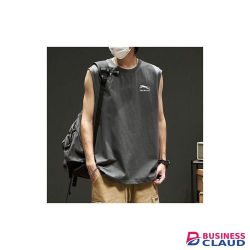 Dou-color 3-in-1 Summer Sleeveless Camisole T-shirt (black+gray+white)