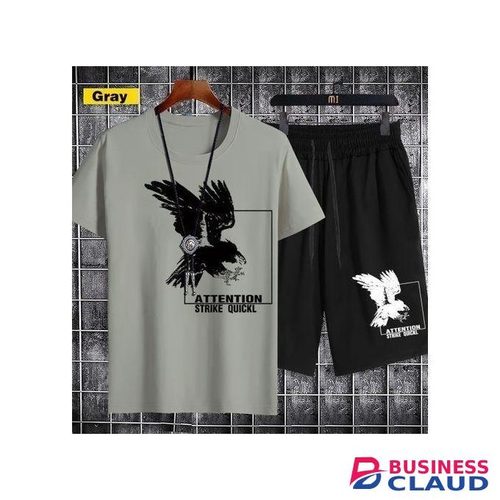 Yixin 【2 Pieces 】Short-sleeved T-shirt Set/top + Pants1202-4